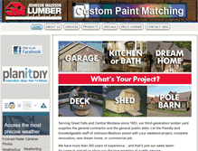 Tablet Screenshot of jmlumber.com